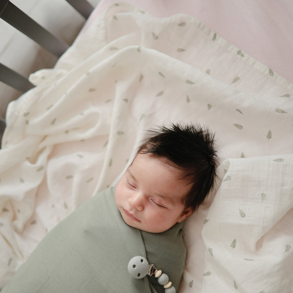 Organic Cotton Muslin Crib Sheet - Various Colors