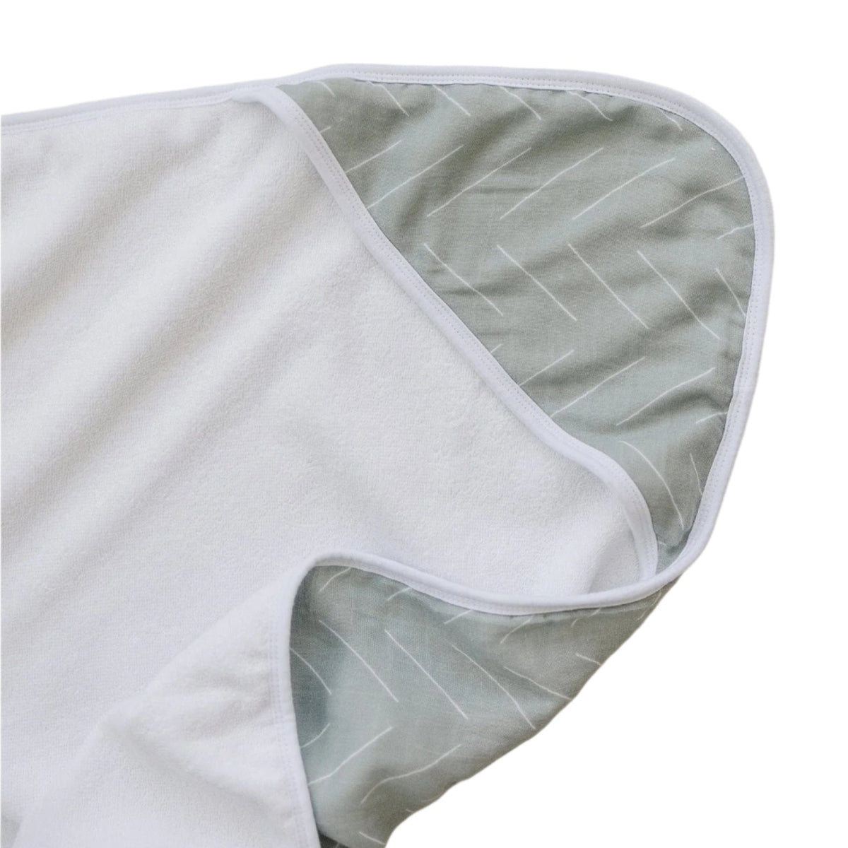 Muslin hooded towel- desert sage*