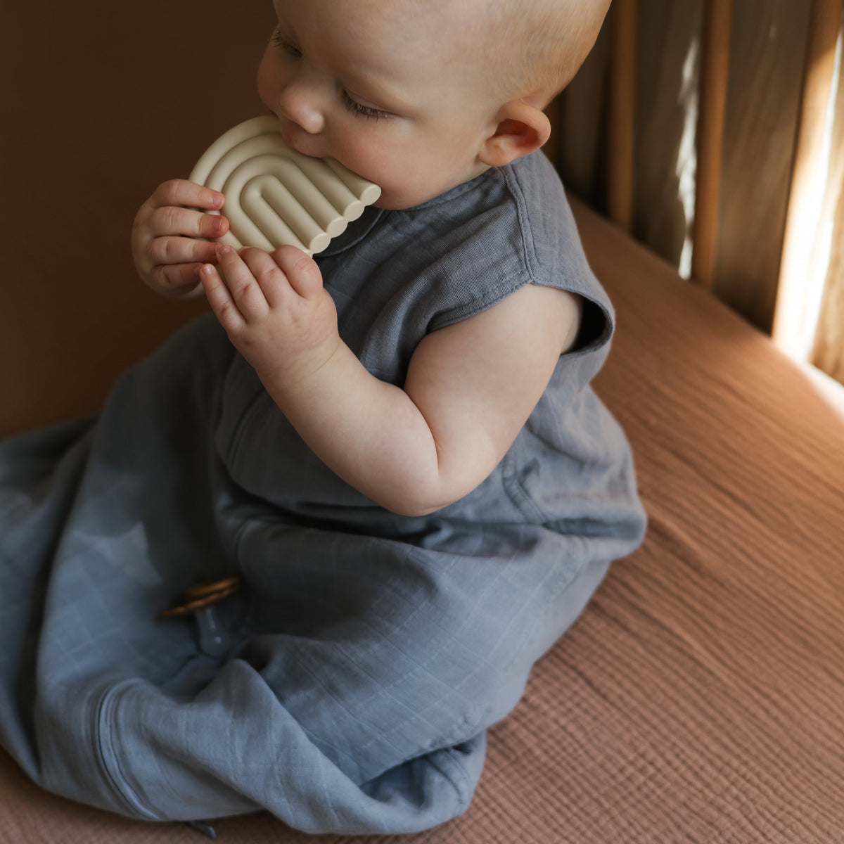 Organic Cotton Muslin Crib Sheet - Various Colors