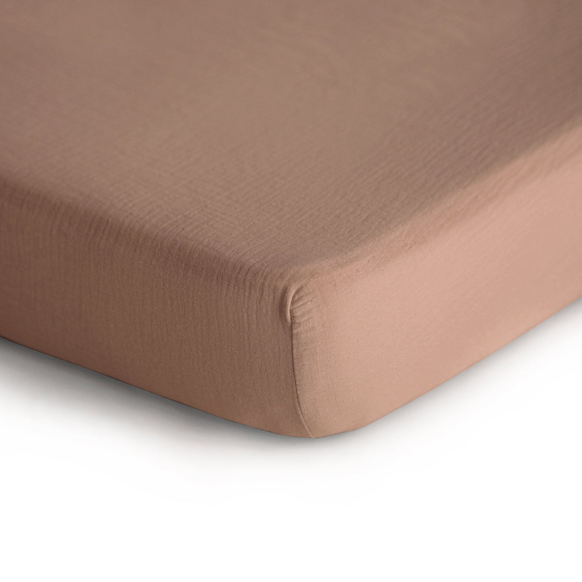 Organic Cotton Muslin Crib Sheet - Various Colors