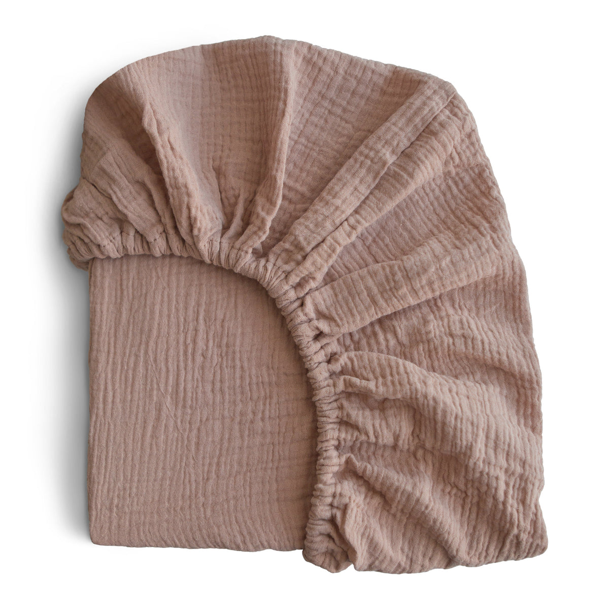 Organic Cotton Muslin Crib Sheet - Various Colors