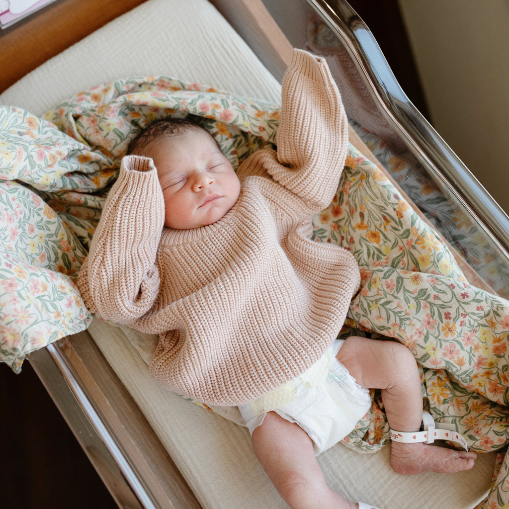 Organic Cotton Muslin Crib Sheet - Various Colors